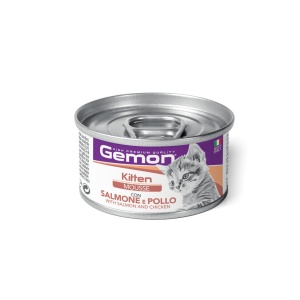1008 GEMON C MOUSSE KITTEN SALMON&CHICKEN 85GR