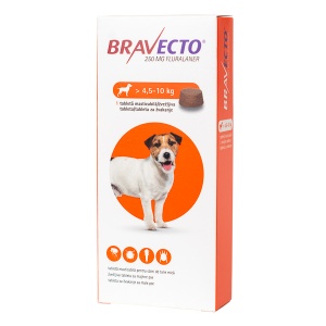 BRAVECTO 250 MG x 1 TB (4.5-10 KG)