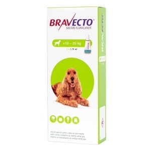 BRAVECTO SPOT ON DOG 500 MG 1X1 PIP