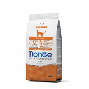 MONGE HRANA USCATA MONOPROTEICA PENTRU PISICI STERILIZATE, RATA 1,5 KG - 1952