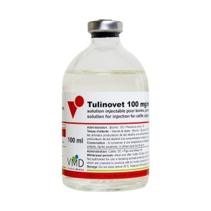 TULINOVET 100 MG/ML INJ 50 ML