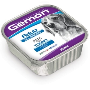 GEMON HRANA UMEDA PENTRU CAINI ADULTI, TON, PATE 150 G - 0452