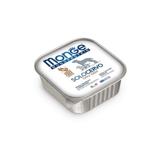 MONGE HRANA UMEDA MONOPROTEICA PENTRU CAINI, CERB 100%, PATE 150 G - 4175