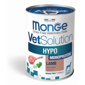 MONGE VETSOLUTION PENTRU CAINI ADULTI, PATE HYPO MONOPROTEIN, MIEL, 400 GR - 2051