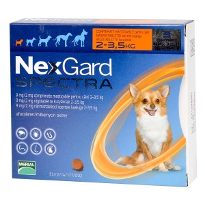 NEXGARD SPECTRA DOG XS 2-3.5 KG