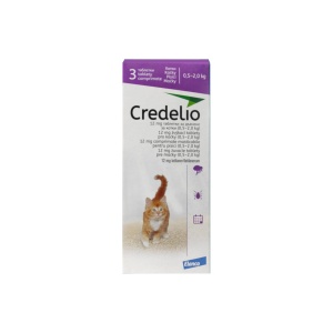 CREDELIO 12MG PISICI 0.5-2KG 3TABLETE MOV