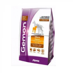 GEMON HRANA USCATA PENTRU CAINI ADULTI DE TALIE MICA, PUI SI OREZ 20 KG - 5678
