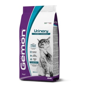 GEMON HRANA USCATA PENTRU PISICI ADULTE, URINARY, PUI SI OREZ 2 KG - 7189