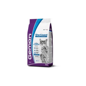 GEMON HRANA USCATA PENTRU PISICI STERILIZATE, TON SI SOMON 2 KG - 7165