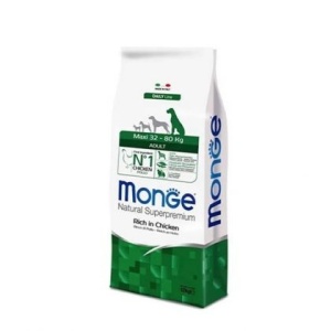 MONGE HRANA USCATA PENTRU CAINI ADULTI DE TALIE MARE 12 KG - 4411