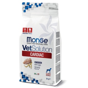 MONGE VETSOLUTION CARDIAC, HRANA USCATA PENTRU CAINI ADULTI, ALL BREEDS, 2KG - 1207