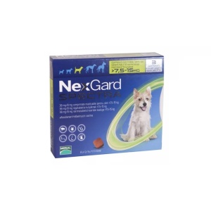 NEXGARD SPECTRA M 38 MG/8 MG >7.5 - 15 KG X 3 COMPR.MASTICABILE