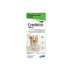 CREDELIO 450MG CAINI 11-22KG 3TABLETE VERDE