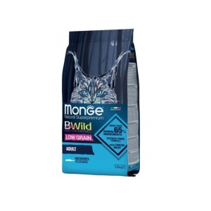 MONGE BWILD HRANA USCATA PENTRU PISICI ADULTE, LOW GRAIN, ANSOA 1,5 KG - 2010