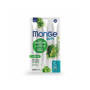 MONGE GIFT RECOMPENSE PENTRU CAINI, TRAINING, RATA SI SPIRULINA, STICKS 45 G - 5441