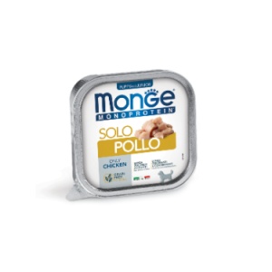 MONGE HRANA UMEDA PENTRU CATEI, PATE MONOPROTEIN CU PUI, 150 GR - 1472