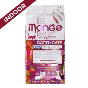 MONGE HRANA USCATA PENTRU PISICI ADULTE DE INTERIOR 10 KG - 4824