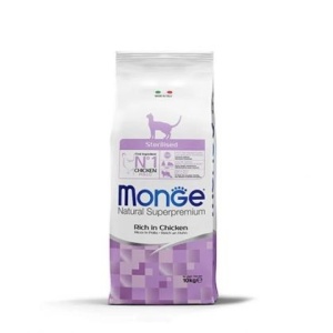 MONGE HRANA USCATA PENTRU PISICI STERILIZATE 10 KG - 5135