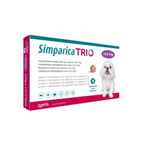 SIMPARICA TRIO CAINI (2.5-5 KG)