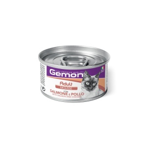 1015 GEMON C MOUSSE ADULT SALMON&CHICKEN 85GR