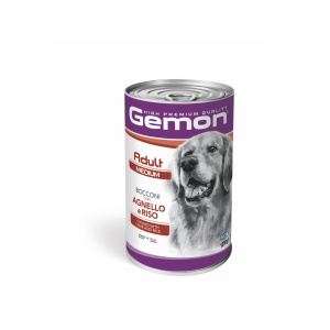 GEMON HRANA UMEDA PENTRU CAINI ADULTI DE TALIE MEDIE, MIEL SI OREZ, BUCATI 1250 G - 7910
