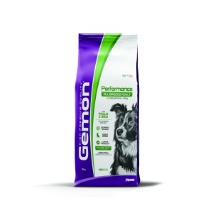 GEMON HRANA USCATA PENTRU CAINI ADULTI, PERFORMANCE, PUI SI OREZ 20 KG - 6156 - Img 2
