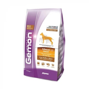 GEMON HRANA USCATA PENTRU CAINI ADULTI, TALIE MARE, PUI CU OREZ, 20KG - 5647