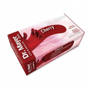 Manusi ex. nitril (cherry rosu) fara pudra 100 buc - S