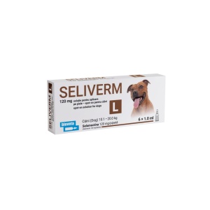 SELIVERM 120 MG FOR DOG L 10.1-20 KG6 PCS*1ML/CUTIE