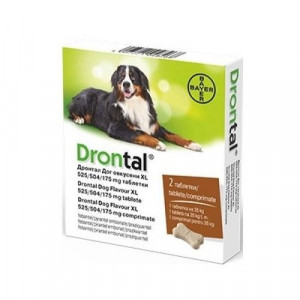 Drontal Plus Flavour Dog - 2 tablete
