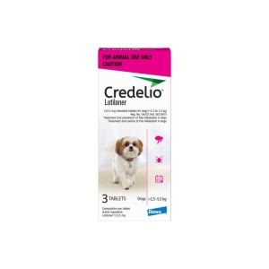 CREDELIO 112.5MG CAINI 2.5-5KG 3TABLETE ROZ