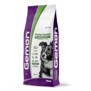 GEMON HRANA USCATA PENTRU CAINI ADULTI, PERFORMANCE, PUI SI OREZ 20 KG - 6156