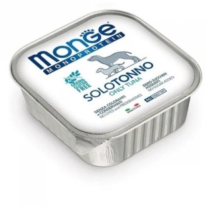 MONGE HRANA UMEDA MONOPROTEICA PENTRU CAINI, TON 100%, PATE 150 G - 4168