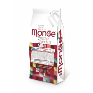 MONGE HRANA USCATA PENTRU CAINI ADULTI DE TALIE MICA, MIEL 15 KG - 6064
