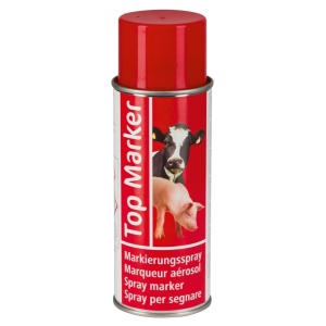 SPRAY MARCAJ ROSU TOPMARKER 500ML 20156 (BOVINE PORCINE)