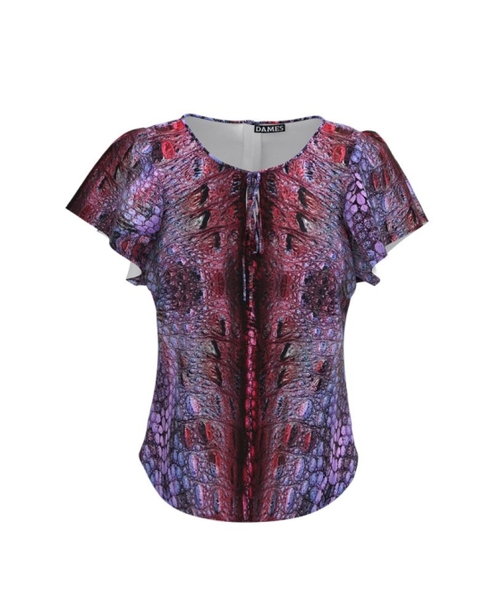 Bluza multicolora imprimata digital CMD638