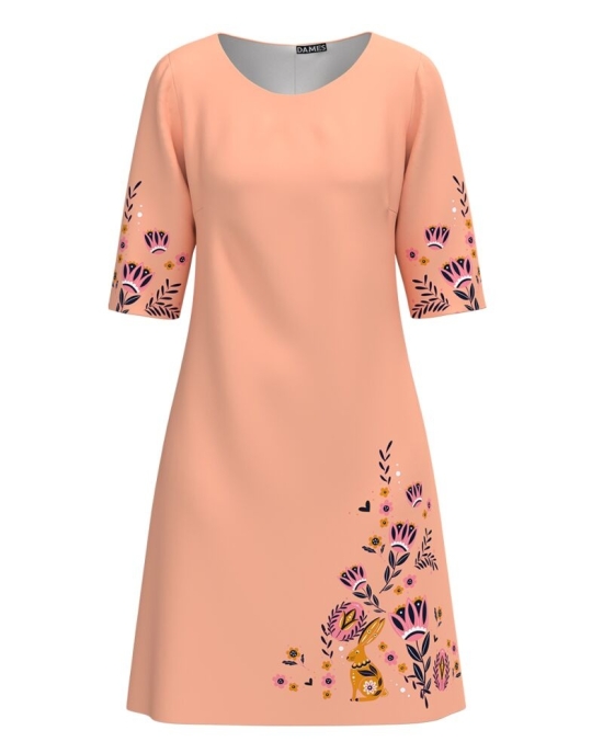 Rochie casual imprimata Iepuras CMD4007