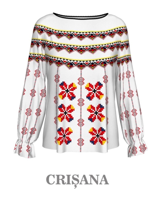 Bluză imprimată Crișana1 A842C1