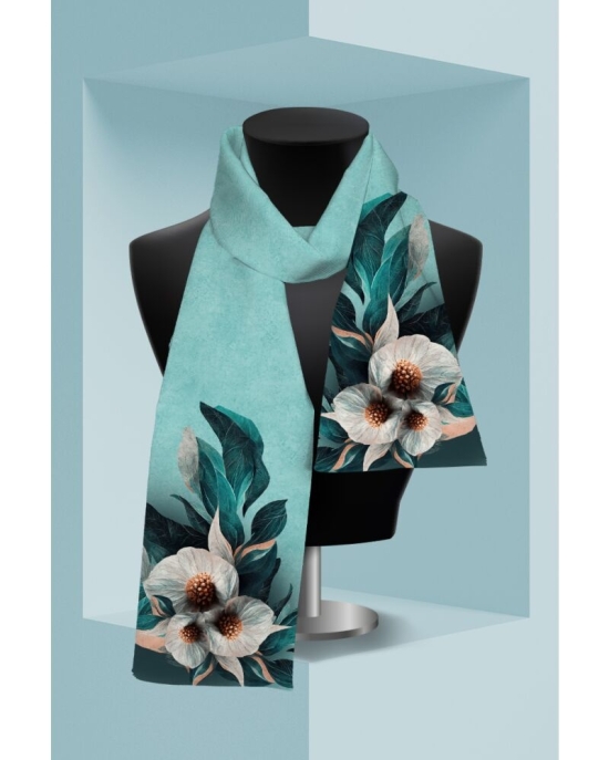 Esarfa subtire imprimata cu model Floral CMD3908