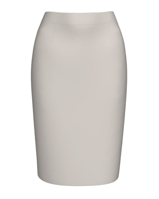 Fusta office gri deschis CMD455