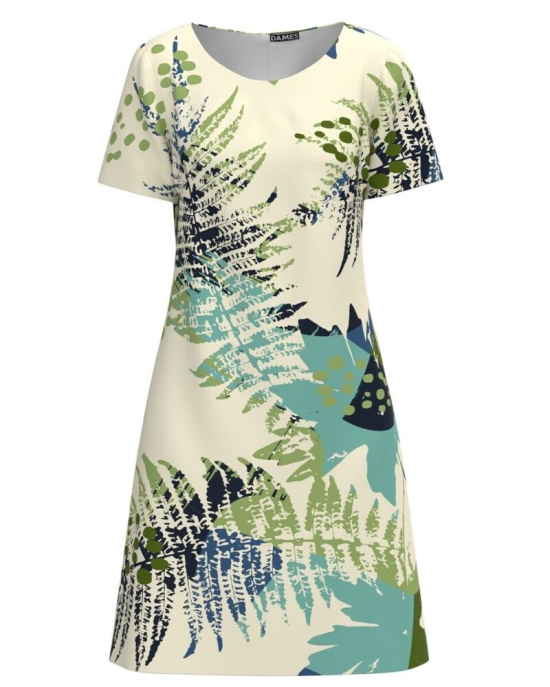 Rochie casual imprimata cu model Feriga CMD945