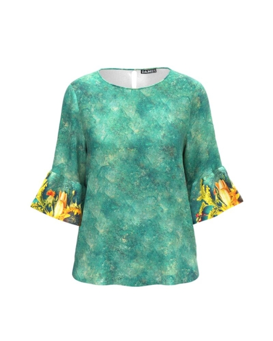 Bluza imprimata digital Floarea soarelui CMD559