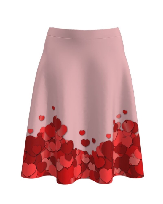 Fusta clos imprimata digital Red Hearts A817-I13