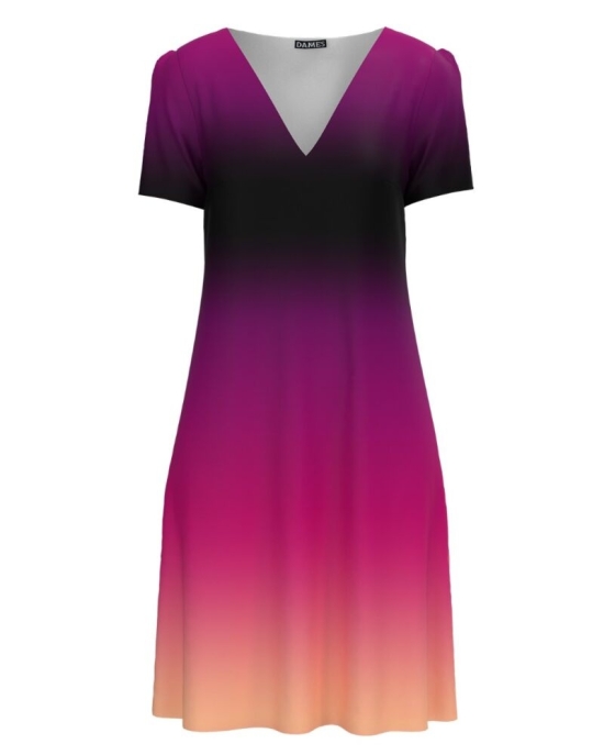Rochie casual de vara imprimată in degrade CMD4217