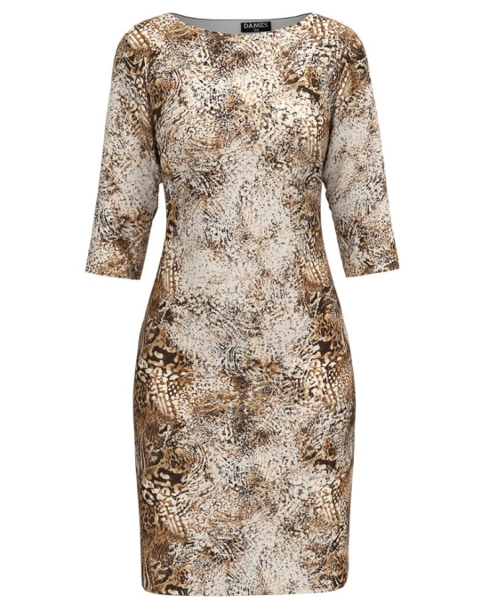 Rochie casual imprimata animal print CMD4455