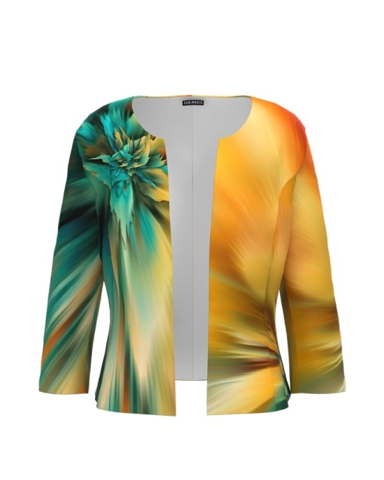 Sacou cambrat imprimat multicolor CMD848