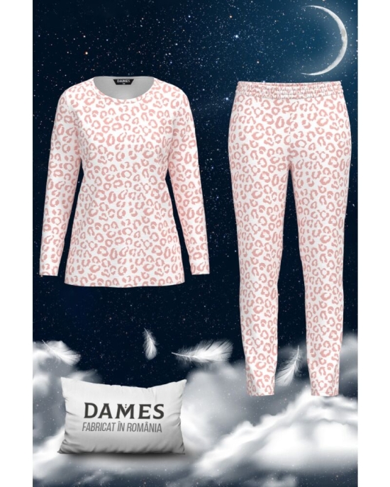 Pijamale de dama cu imprimeu digital CMD1434