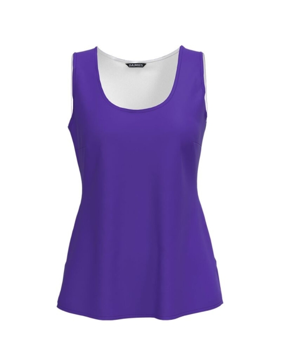 Top casual violet imprimat digital CMD2898
