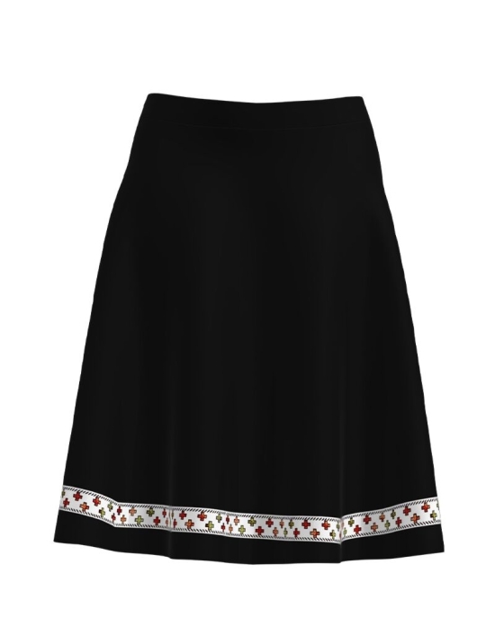 Fusta neagra imprimata cu model traditional CMD4609