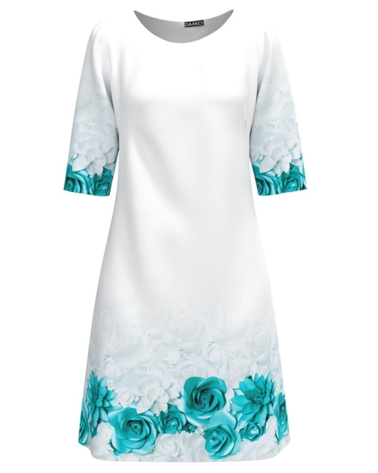 Rochie casual imprimata cu model Floral CMD4075
